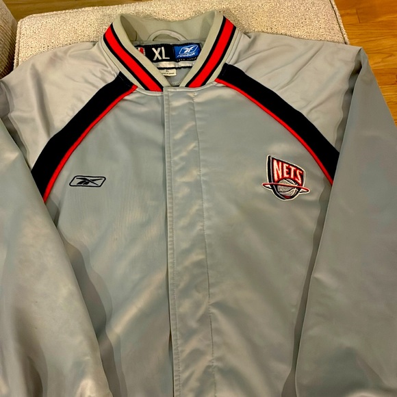 Reebok Other - Vintage Reebok New Jersey Nets NBA zip-up jacket